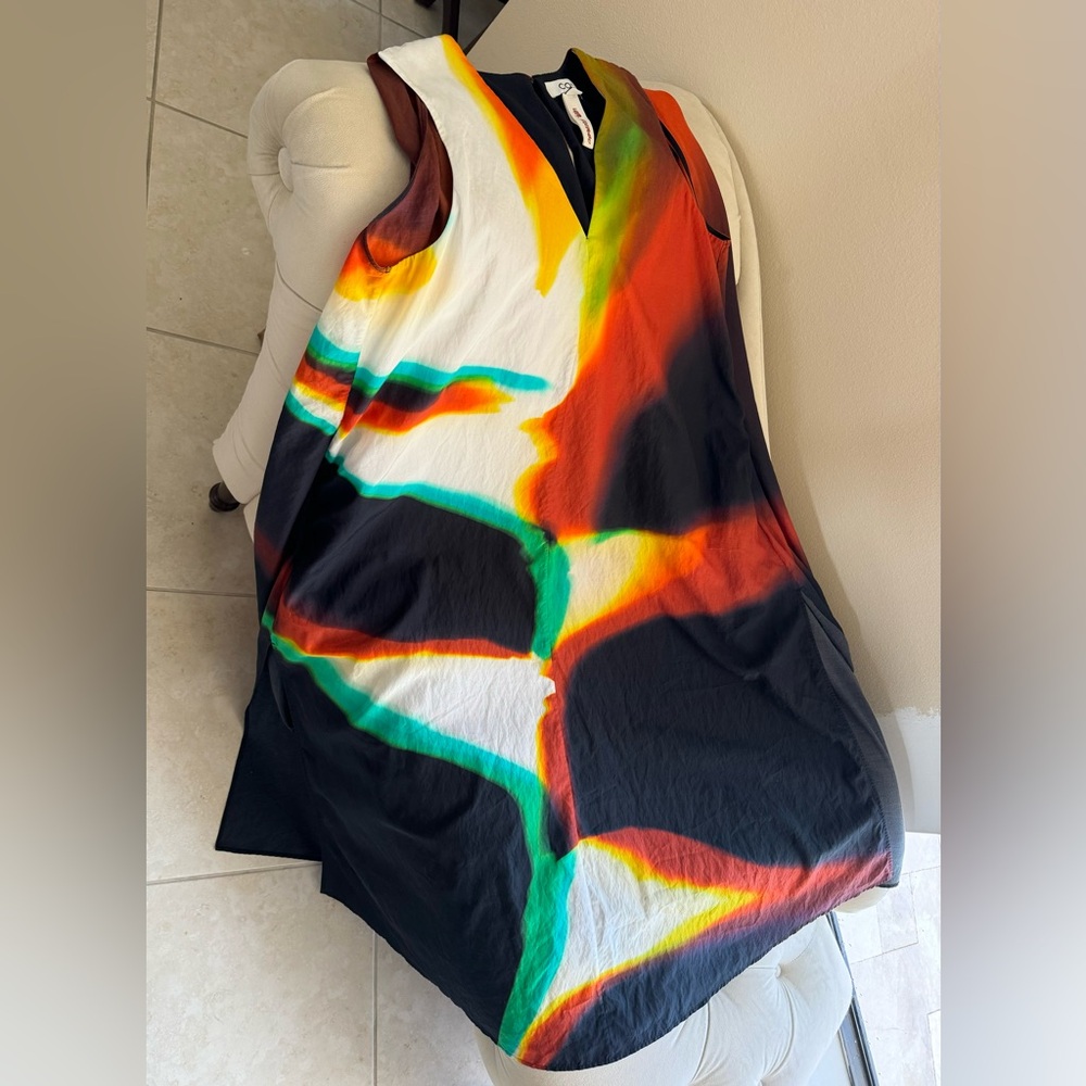 COS long colorful dress